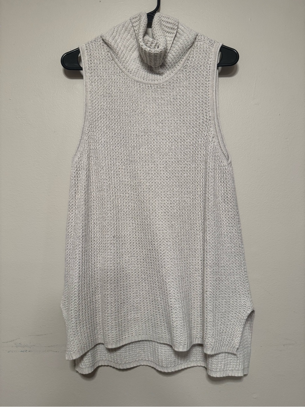 Sonoma Sleeveless Turtleneck Knit Tank - Ivory